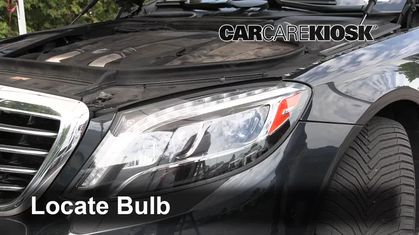 2016 Mercedes-Benz S550 4Matic 4.6L V8 Turbo Éclairage Feux de stationnement